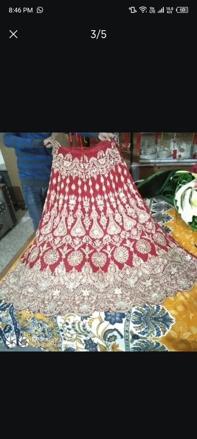 Beautiful Bridal Lehnga For Sale – Excellent Condition