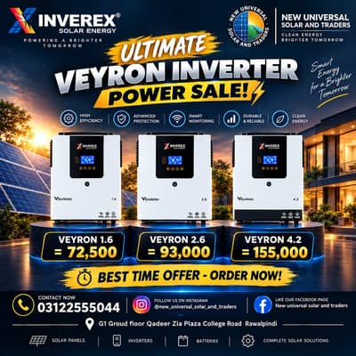 Inverex Veyron Solar Inverters 1.6KW-4.2KW | Best Price & Warranty