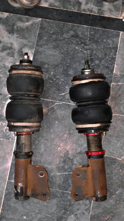 Low rider air suspension
