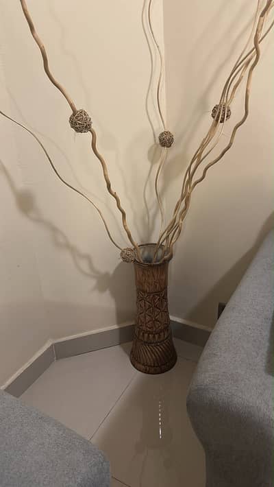Vase wooden