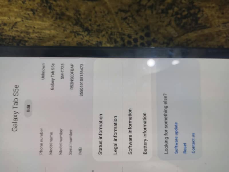 tablet s5e 5