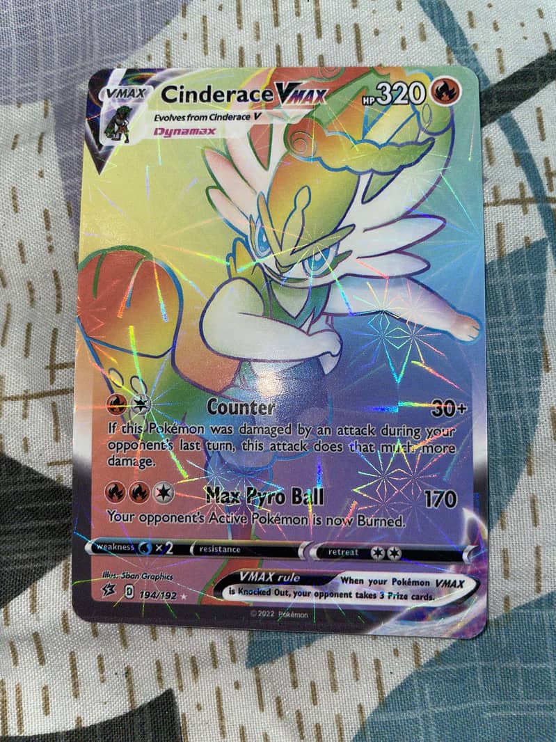 Pokemon VMax Cinderace 0