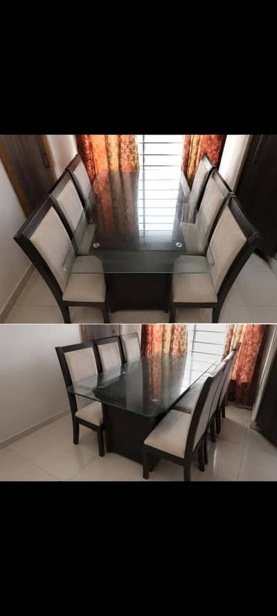 Dinning Table with 6 chairs