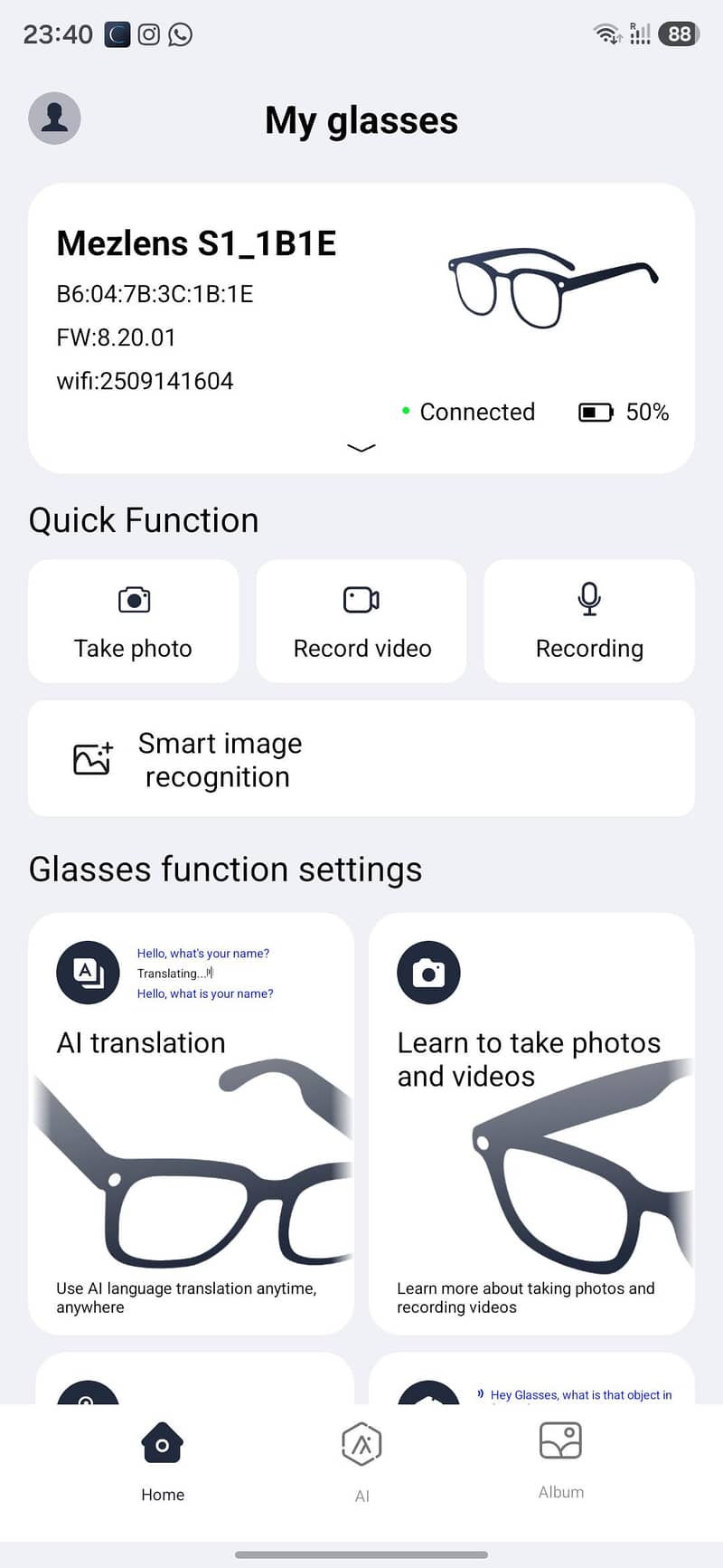 AI glasses 4