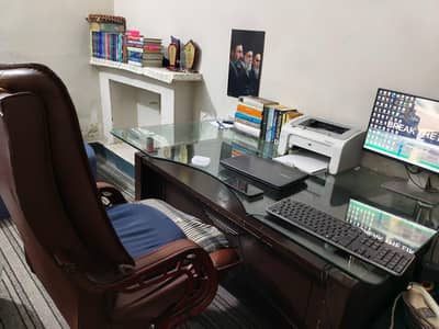 Executive Chair and Table for Sale