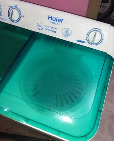 Haier washing machine twin tub model number HWM-80AS