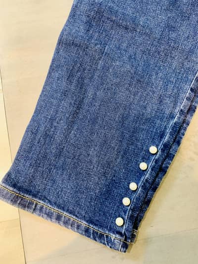 Denim Belted Jeans
