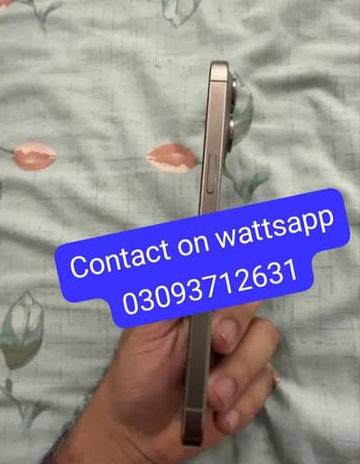 Apple iPhone 15 Pro Max | PTA | URGENT Contact on wattsapp 03093712631