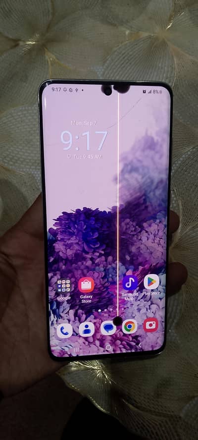 Samsung S20 Plus (12GB/128GB) - 100% OK Board | Display Line Issue