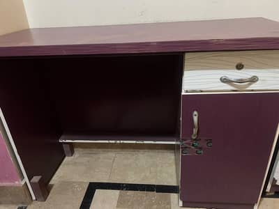 3 single Beds with all children room furniture, almari, study table
