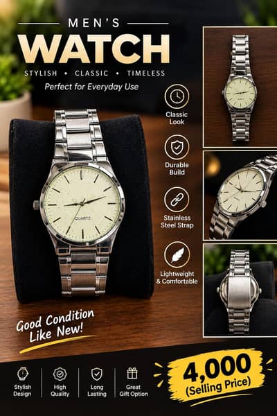 Tissot watch on 50% discount. jaldi message karo answer mil jae ga.