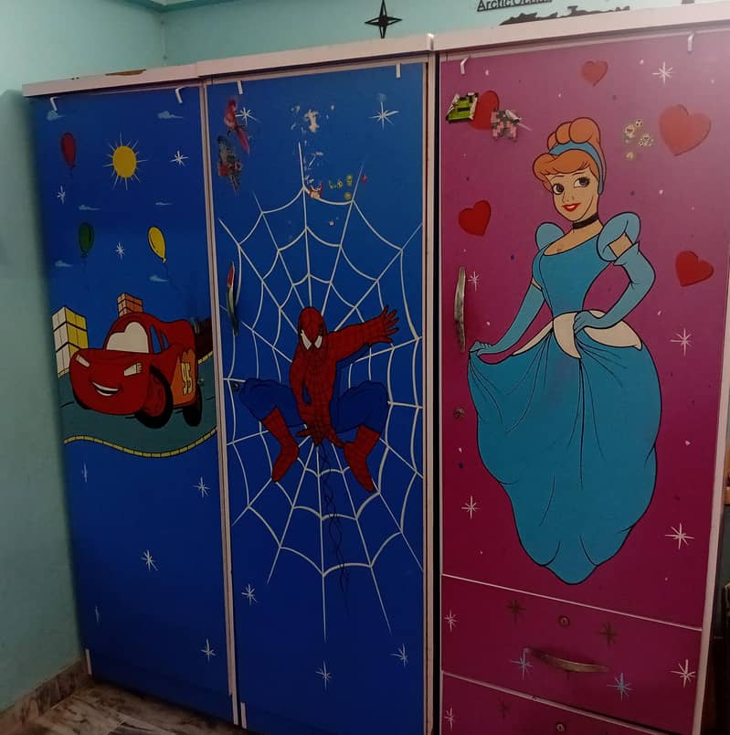 three children's wardrobe 1