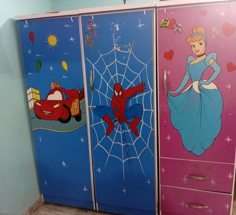 three children's wardrobe 2