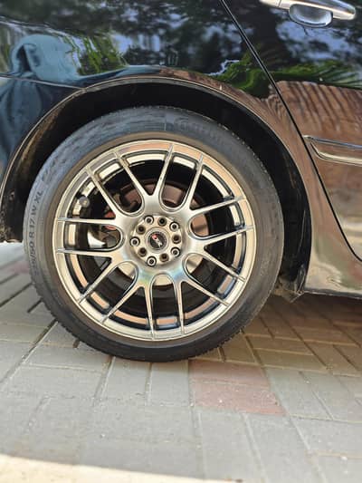 XXR 17 inch wheels (rims and continental tyres)