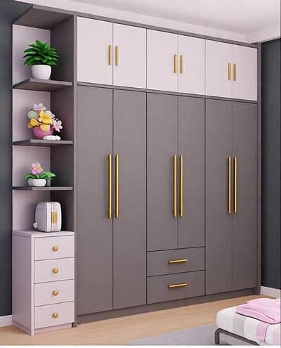 Custom Made Wooden Wardrobe | Almari | Cabinet | Table