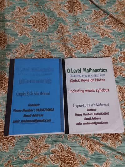 Cambridge & Oxford Books – Notes & Practice Material