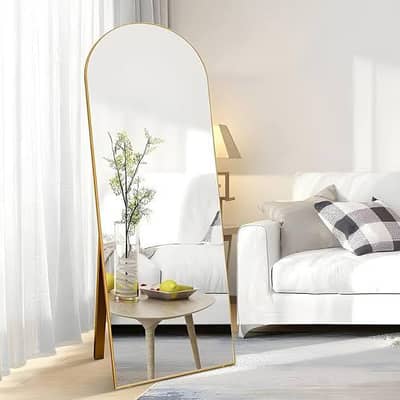 2ft by 5ft standing mirror wodden new