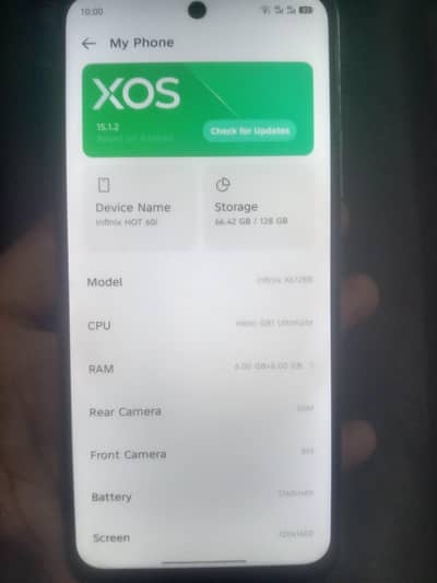 Infinix hot 60i