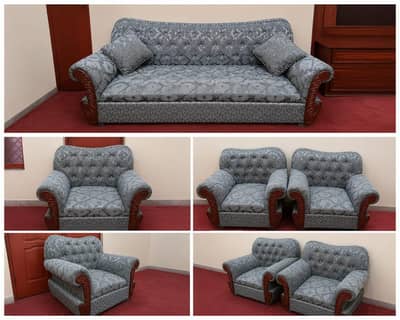 Brand new 5 seater Sofa Set, with Excellent Perfect condition