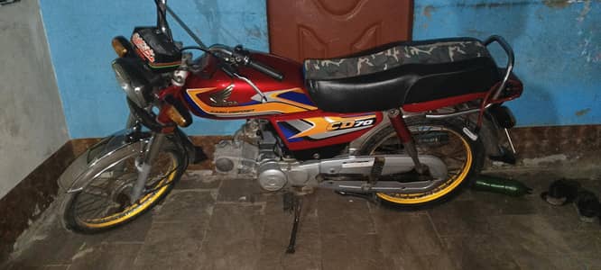 Honda CD 70 2025 Model Red Color