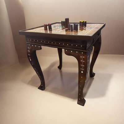 Premium Ludo Table, Solid Sheesham Wood Table, Ludo Game, Ludo.
