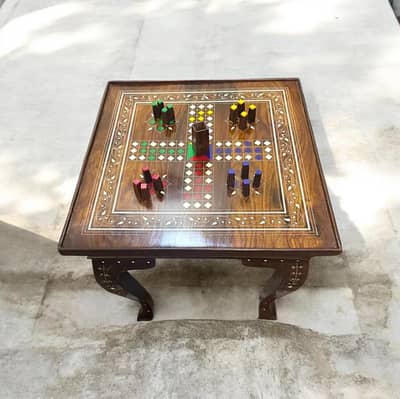 Premium Ludo Table, Solid Sheesham Wood Table, Ludo Game, Ludo.