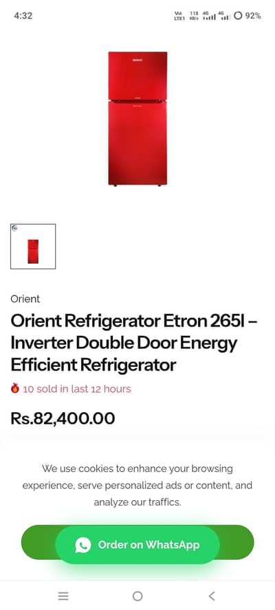 DC inverter frig