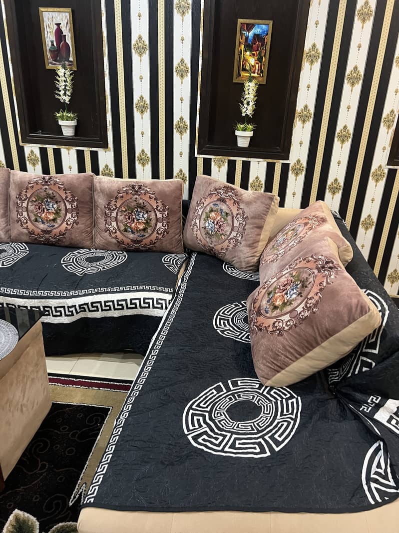 7 Seater L shaped Sofas 1