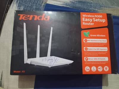 tenda router model F3