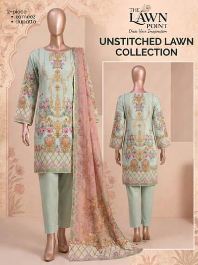 The Lawn Point - Unstitched 2-Piece Summer Lawn Collection