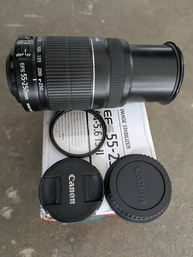 Canon camera lens 55~250mm zooming lens