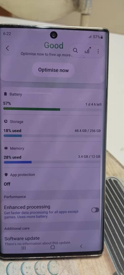 Samsung note 10 5G 12/256GB