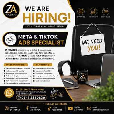 META & TIKTOK ADS SPECIALIST