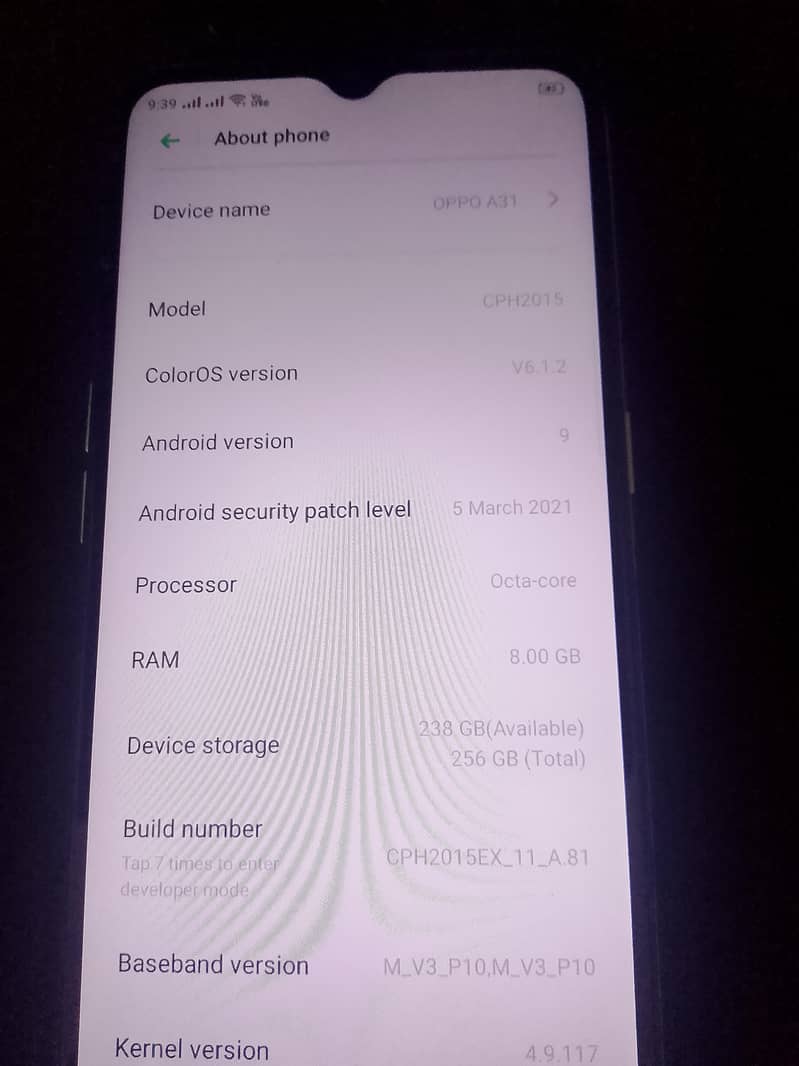 OPPO A31 5