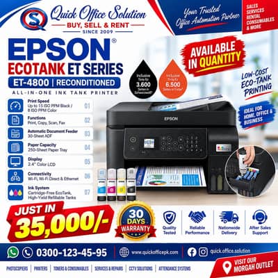 EPSON 4 Color Printer and photocopier