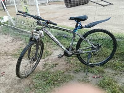 smooth bicycle in gray clr