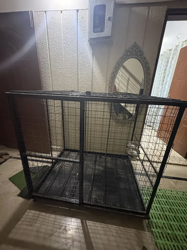 Brand New Unused 16-Gauge Iron Profile Animal Cage – 4 × 3 × 3.5 ft — photo 5