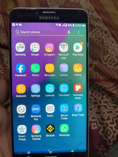 Samsung Mobile C9 Pro 6gb ram clear HD camera
