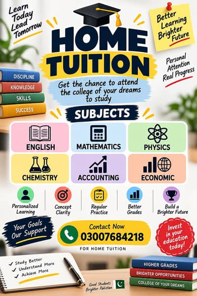 HOME tutor Available