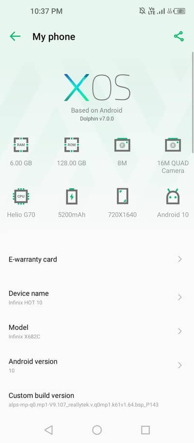 Infinix Hot 10