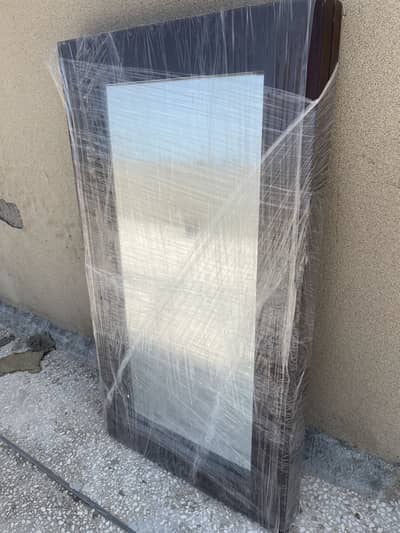 Glass with frame