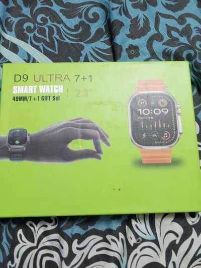 D9 Ultra Wireless 7+1 Straps, Smart Watch,