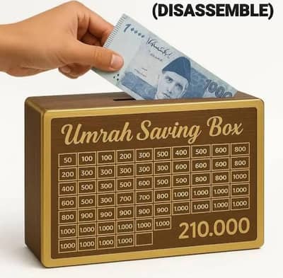 UMRAH SAVING BOX. .