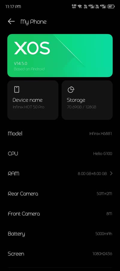 Infinix Hot 50 Pro