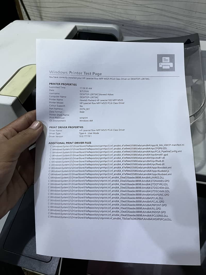 Hp leaser jet 252 1