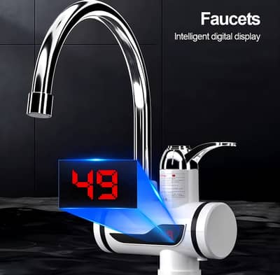 Instant Electric Water Heater Faucet | Digital Temperature Display
