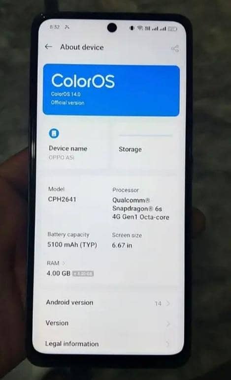 oppo a5i 3