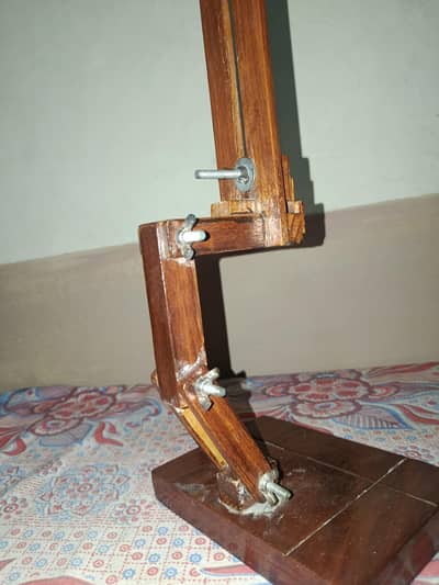 mobile phone stand wood home made
