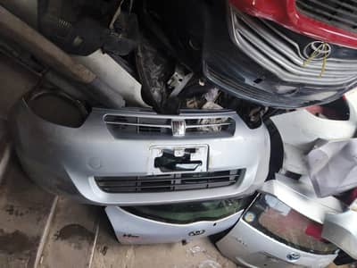 Toyota Passo 2010-2012 Front Bumper Silver Color - Passo Kgc30 Bumper