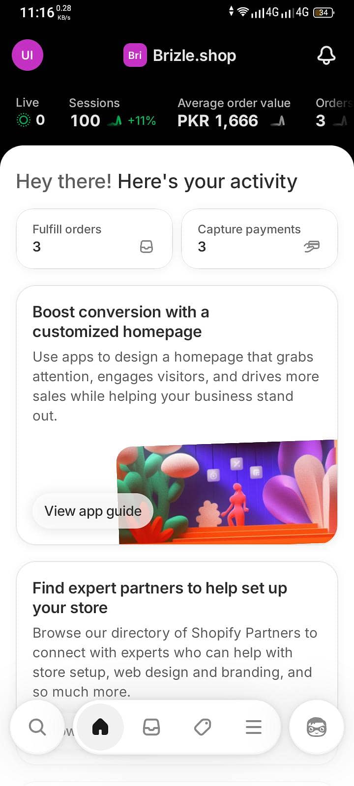 Shopify store 1